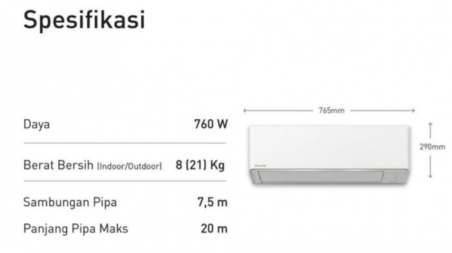 AC 1 PK Panasonic Standard Series CS/CU-PN9AKJ