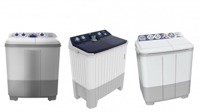 Listrik Rumah Cuma 450 Watt? Ini 3 Rekomendasi Mesin Cuci 2 Tabung Panasonic, Dijamin Anti Jeglek