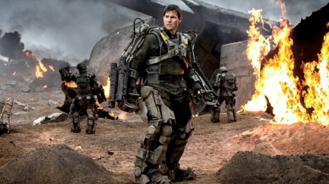 Edge of Tomorrow yang dibintangi Tom Cruise dan Emily Blunt akan tayang pada Jumat (29/5/2026) malam ini pukul 20.00 WIB di Trans TV. [YouTube]