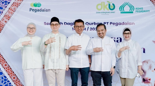 PT Pegadaian menyampaikan apresiasi yang setinggi-tingginya kepada seluruh pihak, mitra bisnis, dan panitia yang terlibat dalam sinergi Iduladha 2026.(Dok: PT Pegadaian)
