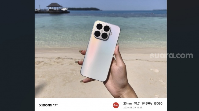 Experience Xiaomi 17T di Pulau Seribu, Jakarta, Jumat (29/5/2026). [Suara.com/Agnes]