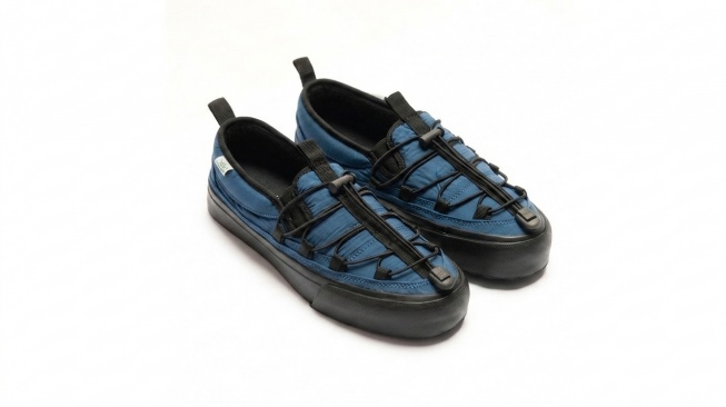 Sepatu NOOSA Liberta Slip On Puffer Steel Blue