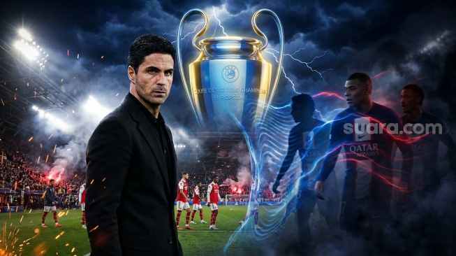 Head to Head Mikel Arteta vs Klub Prancis: Misi Hapus Kutukan Les Parisiens