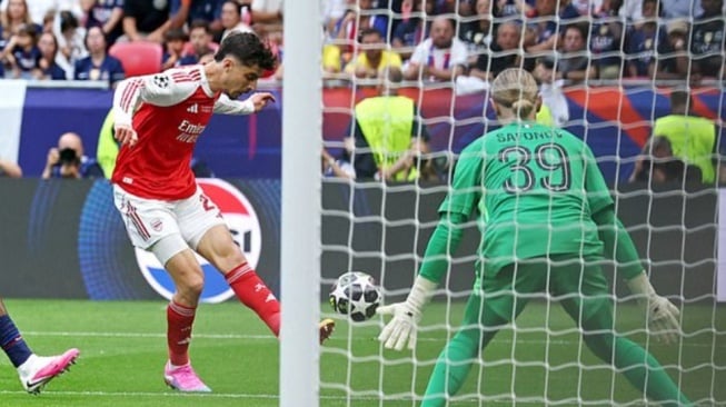 PSG Dibungkam! Gol Cepat Havertz Bawa Arsenal Unggul di Final Liga Champions