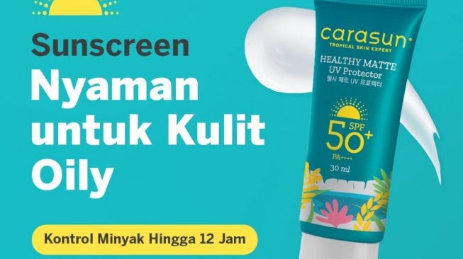 Sunscreen lokal yang gak bikin wajah abu-abu. (Shopee)