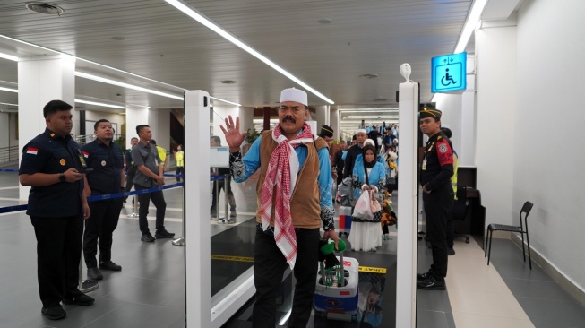 Corridor gate untuk kepulangan jemaah haji Indonesia tersedia di Bandara Internasional Soekarno-Hatta dan Asrama Haji Sukolilo, Surabaya. (Dok: Ditjen Imigrasi)
