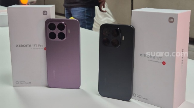 Peluncuran Xiaomi 17T Series di Jakarta, Selasa (2/6/2026). [Suara.com/Dythia]