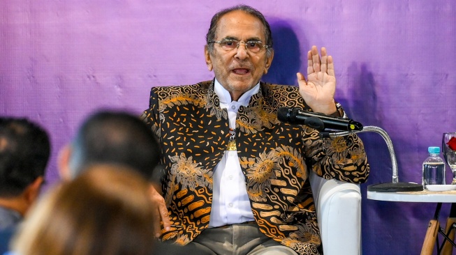 Presiden Timor Leste Jose Ramos-Horta menjadi pembicara pada kuliah di ERIA School of Government, Jakarta, Selasa (2/6/2026). [ANTARA FOTO/Hafidz Mubarak A/tom]