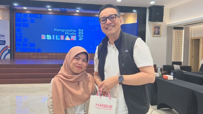 CEO Habbie, Novita Anggraeni, ketika mengikuti program Pengusaha Muda BRILiaN pada 2024. (Instagram/batusaphir)