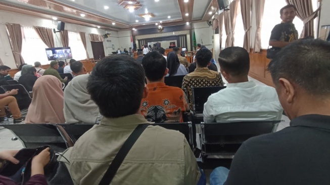 Sidang dugaan kasus korupsi Gubernur Riau nonaktif Abdul Wahid di PN Pekanbaru, Rabu (3/6/2026). [Ist]