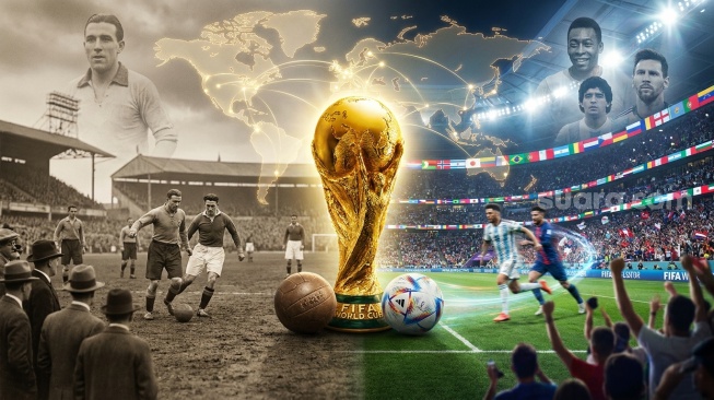 Sejarah Piala Dunia dalam 3 Menit: Dari 1930 hingga Era 48 Tim di Piala Dunia 2026