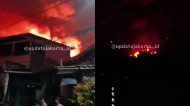 Terbangun karena Hawa Panas! Warga Berhasil Menyelamatkan Diri Saat 30 Rumah di Johar Baru Terbakar
