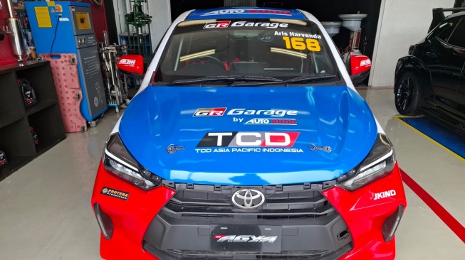 GR Garage Auto2000 Racing Team siap berlaga di Kejurnas ITCR 1200 dan Agya OMR 2026 di Sirkuit Mandalika. (Foto: SUARA.COM/Manuel Jeghesta)