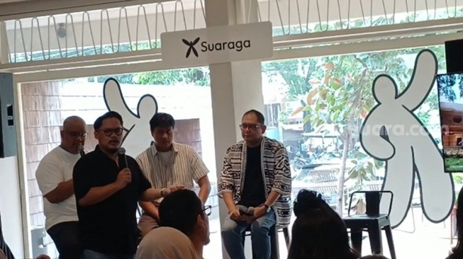 Konferensi pers Suaraga Fest 2026 di Kebayoran Baru, Jakarta Selatan pada Kamis, 4 Juni 2026 [Suara.com/Rena Pangesti]