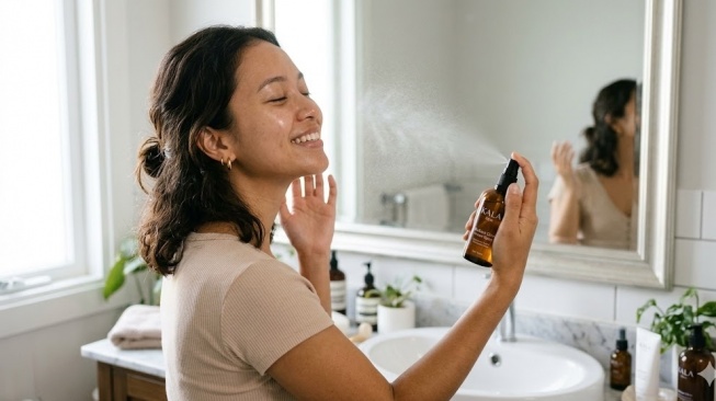 5 Serum Spray dengan Rating Sempurna, Terbukti Bikin Wajah Glowing dan Makeup Flawless