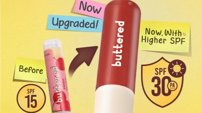 Buttered Premium Lip Balm SPF 30 PA++++ (Shopee)