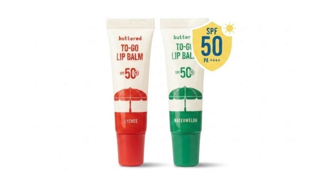 Lip balm SPF. (Shopee dan Gemini AI)