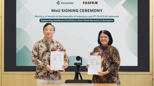 Fujifilm dan Kemenkes hadirkan teknologi mobile X-Ray. [Fujifilm]