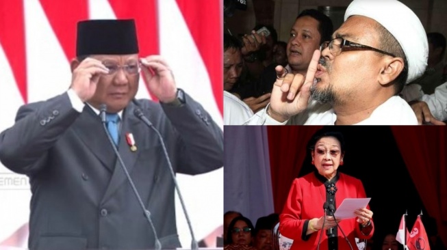 Sinyal Penggulingan '98 Jilid 2' Menguat, Cuma PDIP dan Habib Rizieq yang Bisa Selamatkan Prabowo?