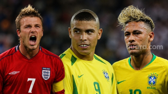 Gaya Rambut Piala Dunia Paling Ikonik: Mohawk Beckham, Kuncung Ronaldo hingga Blonde Neymar