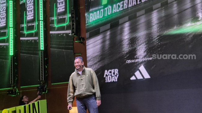 Jumpa pers Acer Indonesia menggelar ACERUN 7K di Jakarta, Jumat (5/6/2026). [Suara.com/Dythia] 