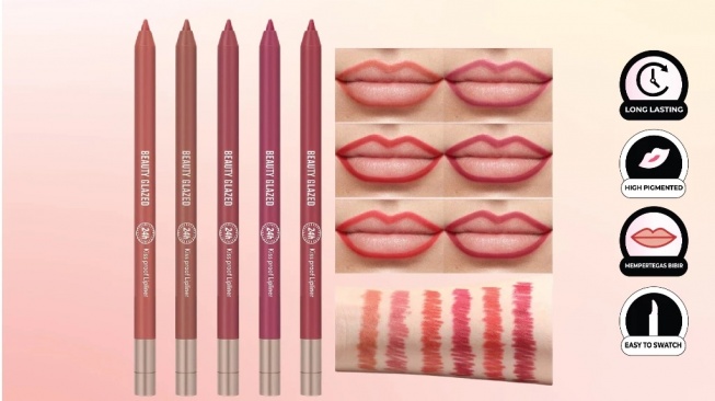 Beauty Glazed Waterproof & Long Lasting Lip Liner (Shopee)
