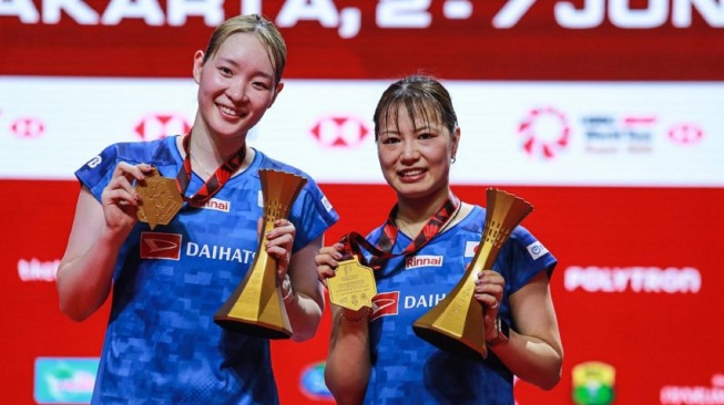 Fukushima/Matsumoto Terpukau Dukungan Penonton Istora Usai Juara Indonesia Open 2026