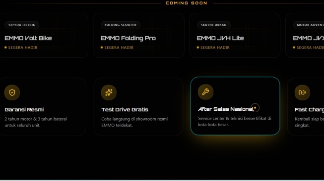 Motor listrik EMMO yang bakal disiapkan di masa depan (Emmo.co,id)