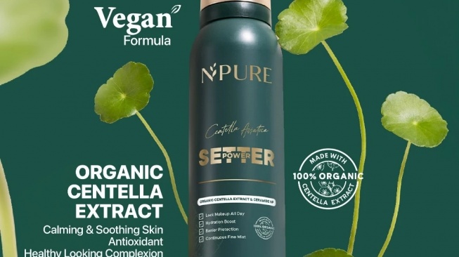 NPURE Cica Power Setter Setting Spray (Shopee)