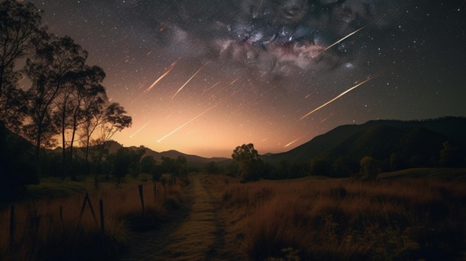 Jam Berapa Bisa Melihat Hujan Meteor Arietid 10 Juni 2026? Ini Waktu Terbaik Mengamatinya