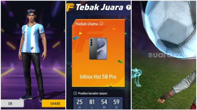 62 Kode Redeem FF Max Terbaru 9 Juni 2026: Peluang Dapat HP Gratis dan Jersey Pildun