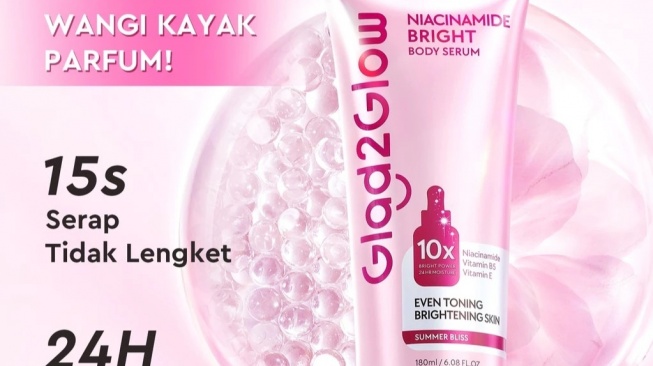 Glad2Glow Niacinamide Bright Body Serum (Shopee)