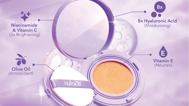 Nuface Flawless+ Serum Cushion (Shopee)