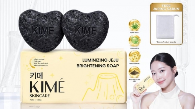 KIME Luminizing Jeju Brightening Soap (Shopee)