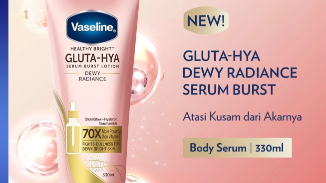 Vaseline Gluta-Hya Niacinamide Serum Lotion Dewy Radiance (Shopee)