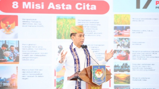 Wamendagri Wiyagus menegaskan, seluruh agenda pembangunan nasional yang tertuang dalam Asta Cita memiliki keterkaitan erat dengan pemerintahan desa. (Dok: Kemendagri)