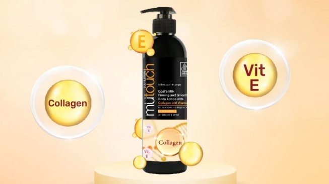 Handbody yang mengandung kolagen. (Shopee)