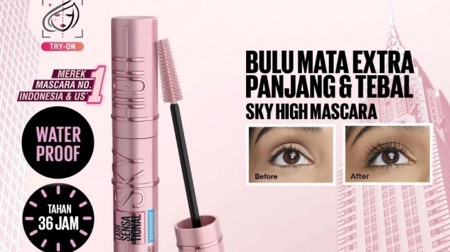 Maybelline Sky High Waterproof Mascara (Shopee)