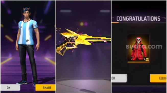 65 Kode Redeem FF Max Terbaru 10 Juni 2026: Ada Jersey Piala Dunia dan SG2 Golden