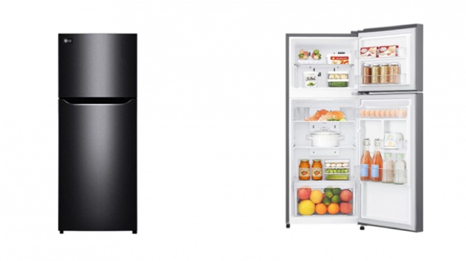 LG Kulkas 2 Pintu 202 Liter GN-B202SQIF (shopee)