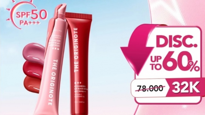 The Originote Hyaluberry Lip Serum SPF 50 PA+++ (Shopee)