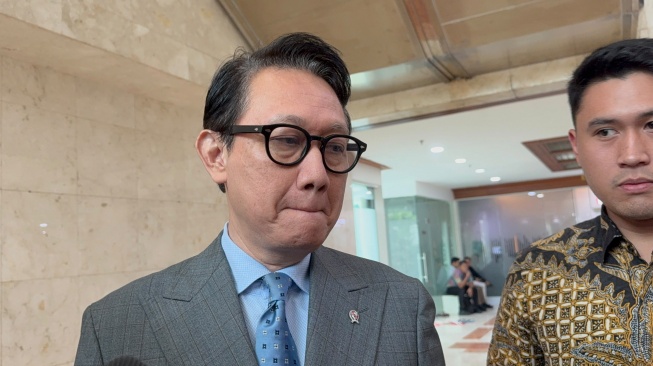Wakil Menteri Luar Negeri (Wamenlu) Arif Havas Oegroseno. [Suara.com/Bagaskara]