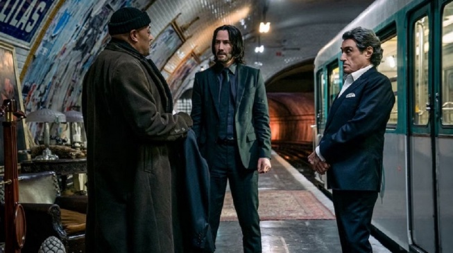 John Wick: Chapter 4 yang dibintangi Keanu Reeves akan tayang pada Kamis (11/6/2026) malam ini pukul 22.00 WIB di Trans TV. [YouTube]