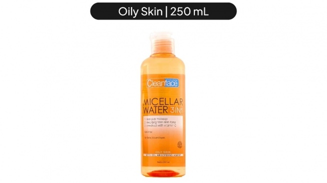 Cleanface Micellar Water 3in1 For Oily Skin (Shopee)