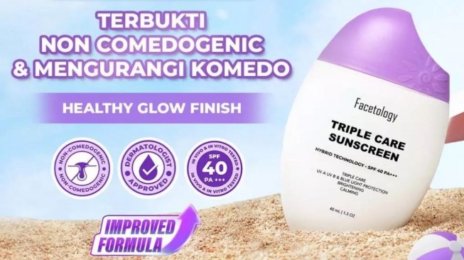 Sunscreen yang Mencerahkan dan Gak Bikin Dempul. (Shopee)