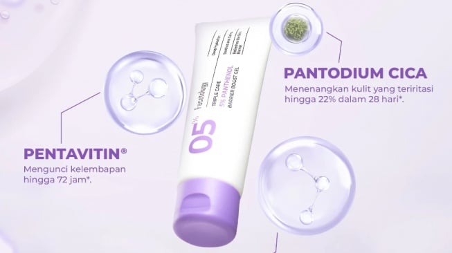 Facetology Triple Care 5% Panthenol Barrier Boost Gel (Shopee)