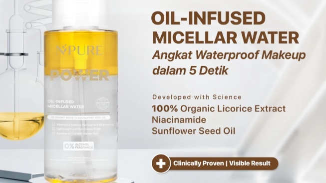 NPURE Oil-Infused Micellar Water (Shopee)