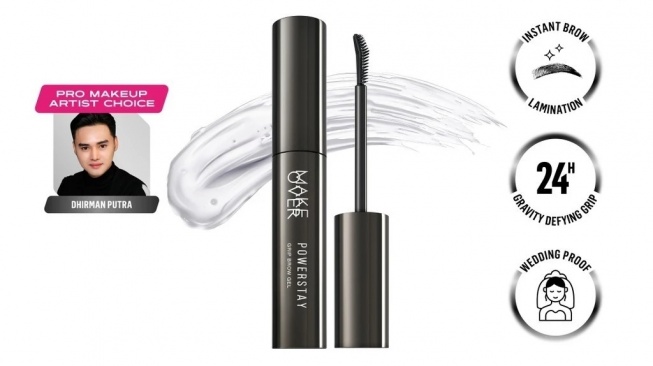 Make Over Powerstay Grip Brow Gel (Shopee)