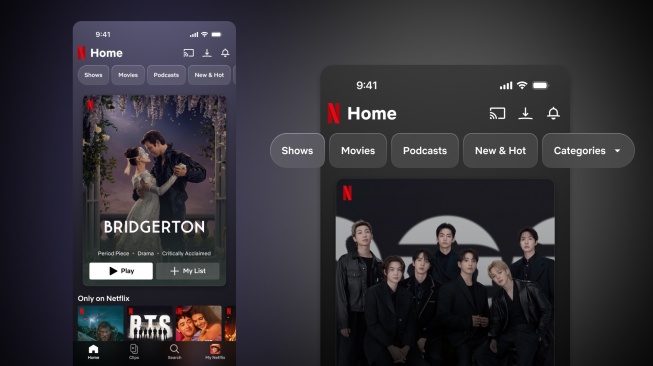 Fitur baru Netflix. [Netflix]