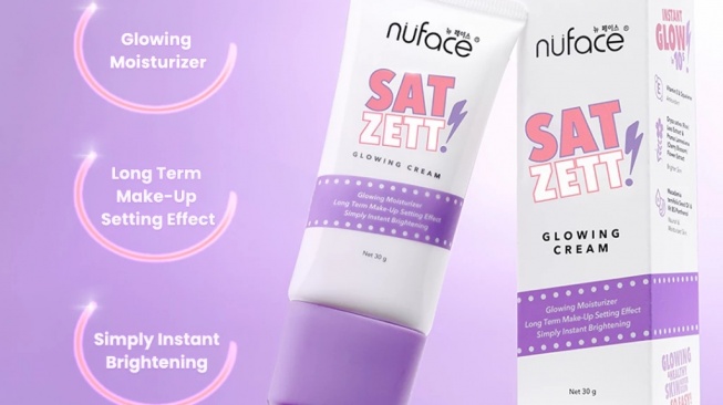 Nuface Sat Zett Glowing Moisturizer Cream (Shopee)